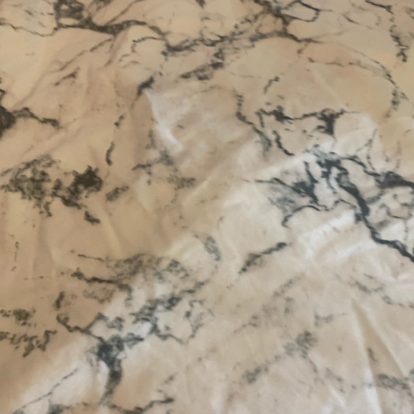 PB Dorm grey/white marbled F/Q duvet - Picture 1 of 1